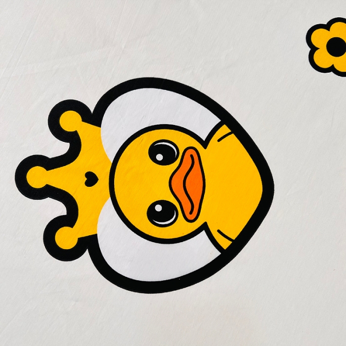 91家纺网 家纺一手货源 找家纺 小虾米 2023新款上下铺小黄鸭系列全棉床笠（可定制） 皇冠假日