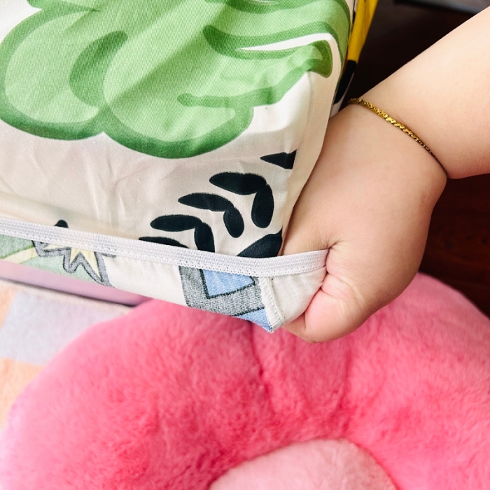 91家纺网 家纺一手货源 找家纺 小虾米 2023新款上下铺小黄鸭系列全棉床笠（可定制） 假日鸭