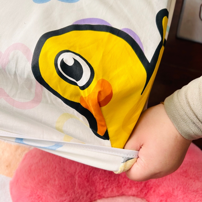 91家纺网 家纺一手货源 找家纺 小虾米 2023新款上下铺小黄鸭系列全棉床笠（可定制） 五彩缤纷