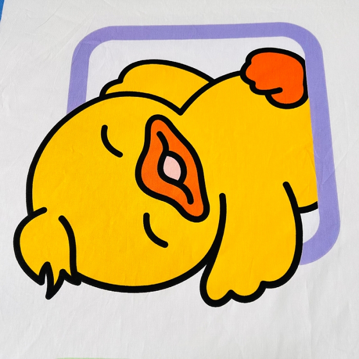 91家纺网 家纺一手货源 找家纺 小虾米 2023新款上下铺小黄鸭系列全棉床笠（可定制） 鸭鸭公主