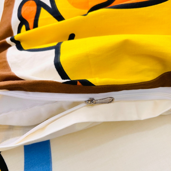 91家纺网 家纺一手货源 找家纺 小虾米 2023新款上下铺小黄鸭系列全棉被套 萌鸭一族