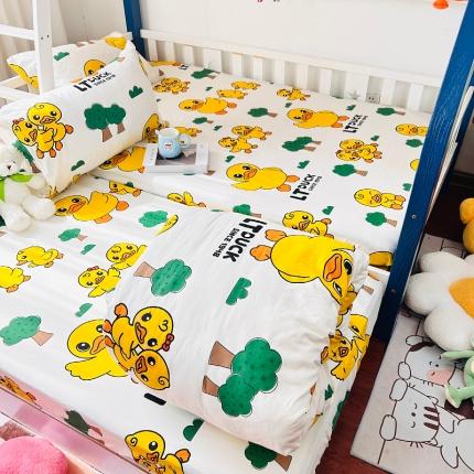 小虾米 2023新款上下铺小黄鸭系列全棉被套 森林奇遇