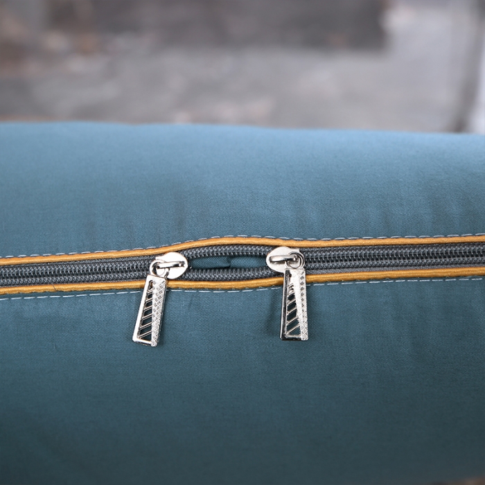 91家纺网 家纺一手货源 找家纺 （总）照世2023新款13372全棉简约羽毛系列抱枕被