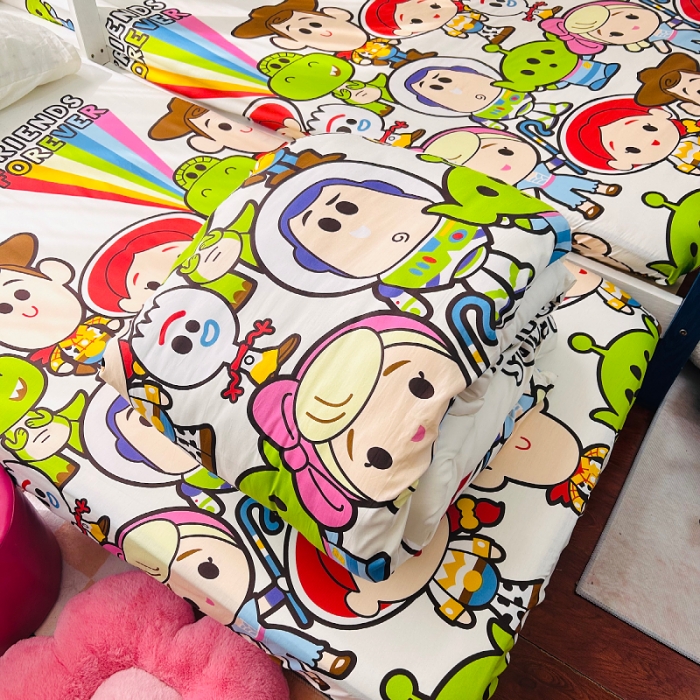 91家纺网 家纺一手货源 找家纺 小虾米 2023新款卡通系列全棉被套 巴斯光年