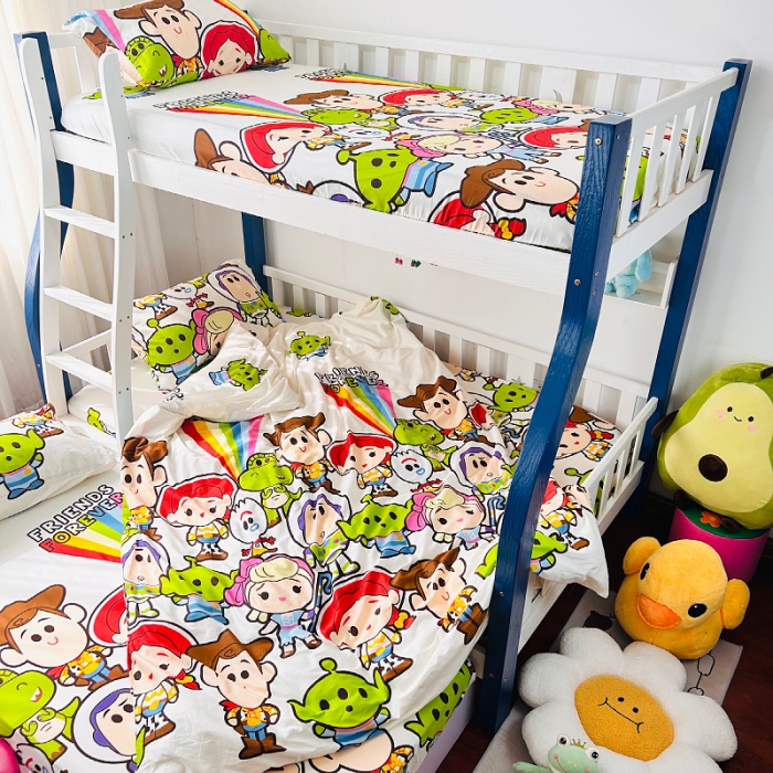 91家纺网 家纺一手货源 找家纺 小虾米 2023新款卡通系列全棉被套 巴斯光年