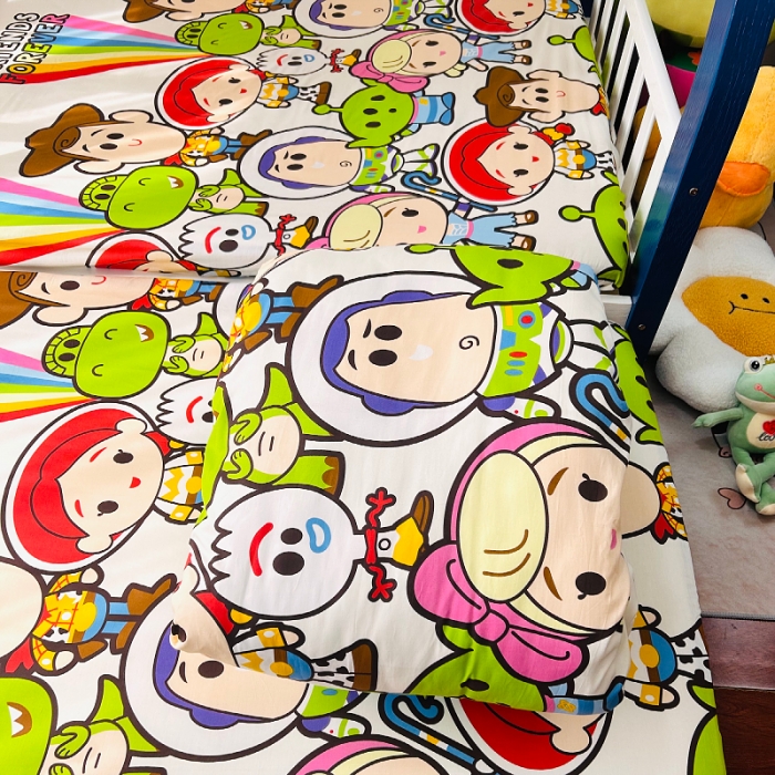 91家纺网 家纺一手货源 找家纺 小虾米 2023新款卡通系列全棉被套 巴斯光年