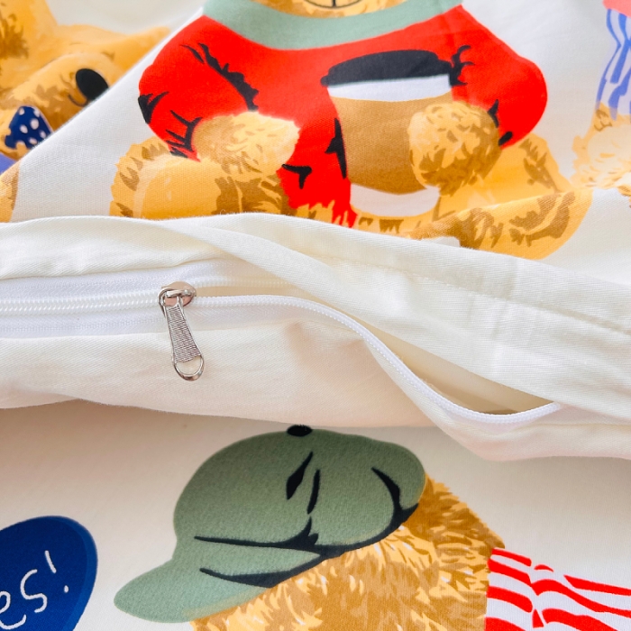 91家纺网 家纺一手货源 找家纺 小虾米 2023新款卡通系列全棉被套 邦迪仔