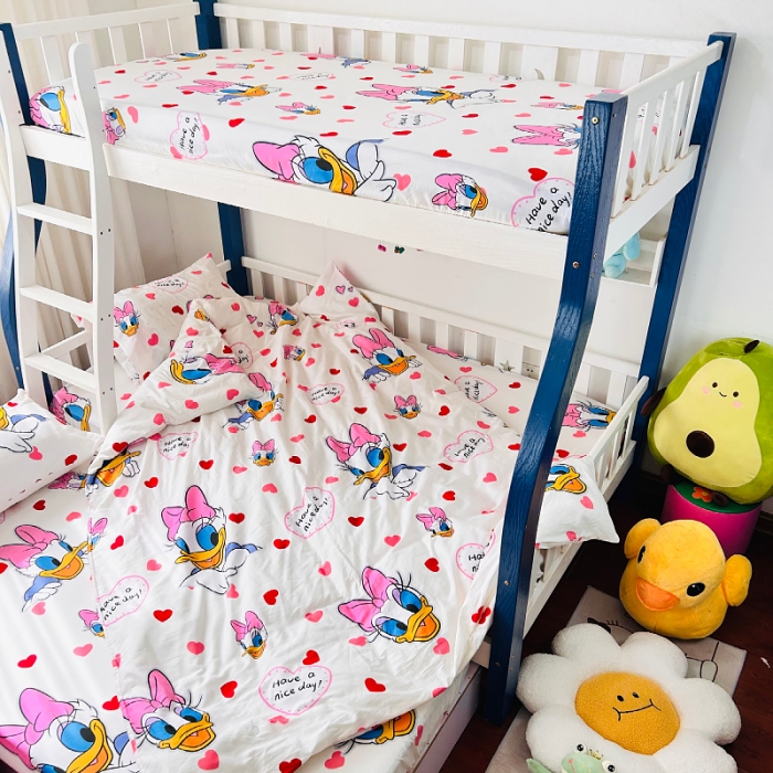 91家纺网 家纺一手货源 找家纺 小虾米 2023新款卡通系列全棉被套 黛西公主