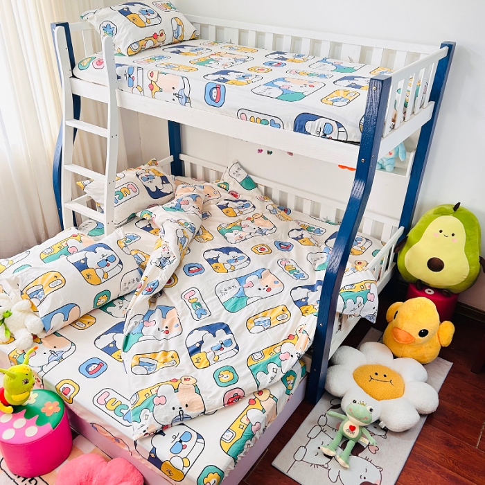 91家纺网 家纺一手货源 找家纺 小虾米 2023新款卡通系列全棉被套 莱克星球