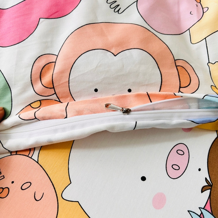 91家纺网 家纺一手货源 找家纺 小虾米 2023新款卡通系列全棉被套 萝卜女孩