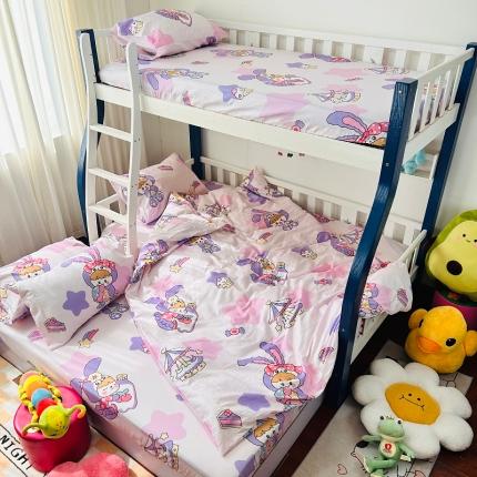 小虾米 2023新款卡通系列全棉被套 甜睡兔宝