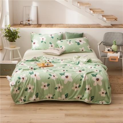 91家纺网 家纺一手货源 找家纺 （总）塔塔家居针织棉夏被套件抗菌防螨cns质检