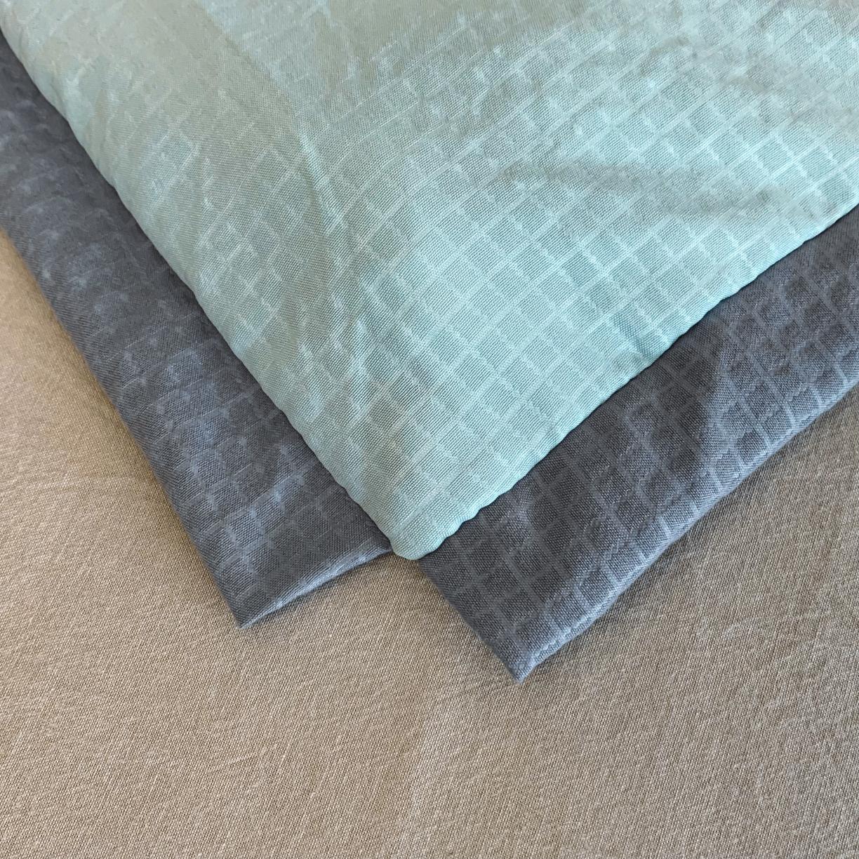 91家纺网 家纺一手货源 找家纺 爱宝 2025新款泡泡纱夏被 泡泡纱-水绿