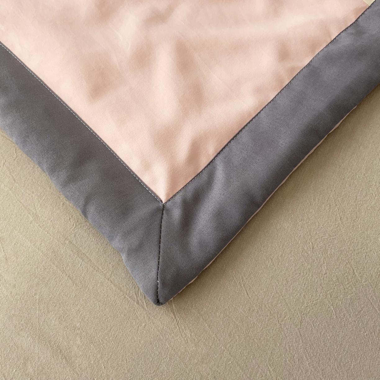 91家纺网 家纺一手货源 找家纺 2025爱宝被业手包边原棉被直播夏凉被 粉色