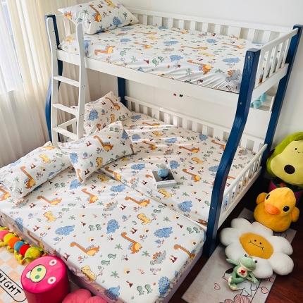 小虾米 2023新款卡通系列全棉床笠（可定制） 恐龙仔仔