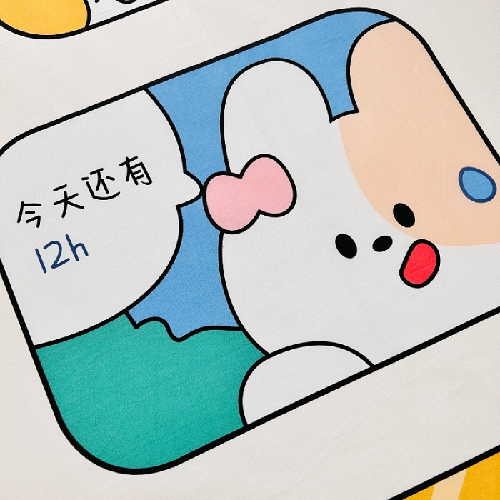 91家纺网 家纺一手货源 找家纺 小虾米 2023新款卡通系列全棉床笠（可定制） 莱克星球