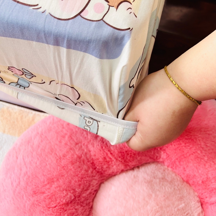 91家纺网 家纺一手货源 找家纺 小虾米 2023新款卡通系列全棉床笠（可定制） 连连看