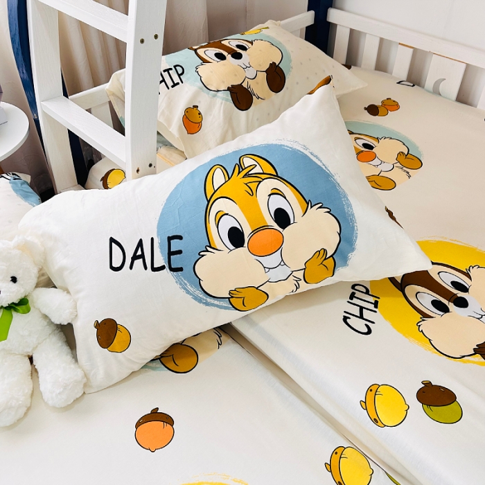 91家纺网 家纺一手货源 找家纺 小虾米 2023新款卡通系列全棉床笠（可定制） 奇奇和蒂蒂