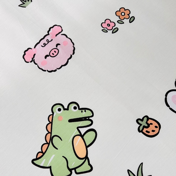 91家纺网 家纺一手货源 找家纺 小虾米 2023新款卡通系列全棉床笠（可定制） 野餐派对