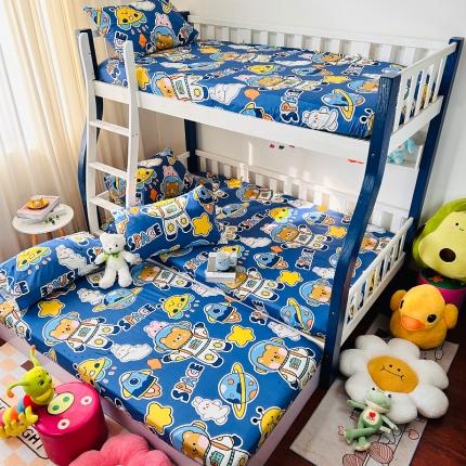 小虾米 2023新款卡通系列全棉床笠（可定制） 宇宙空间站