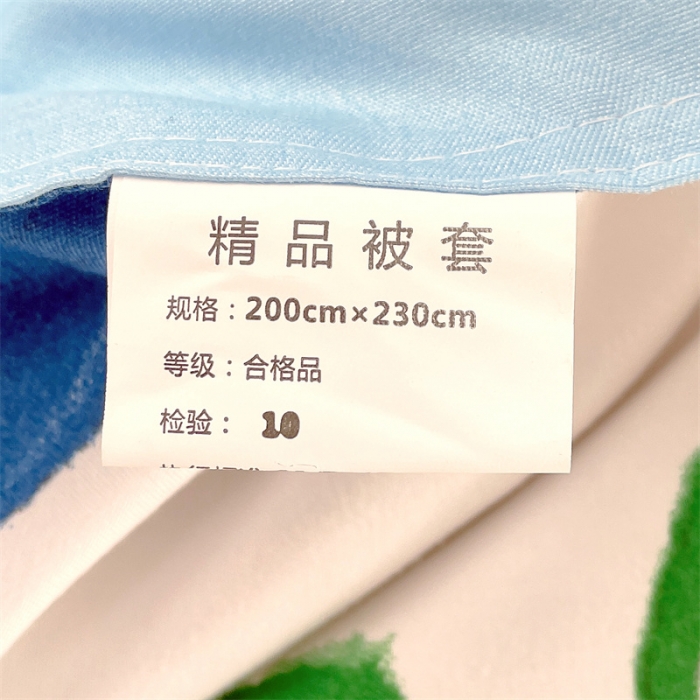 91家纺网 家纺一手货源 找家纺 仟人梦 2024新款直播爆款植物羊绒四件套单被套 AB彩虹花语