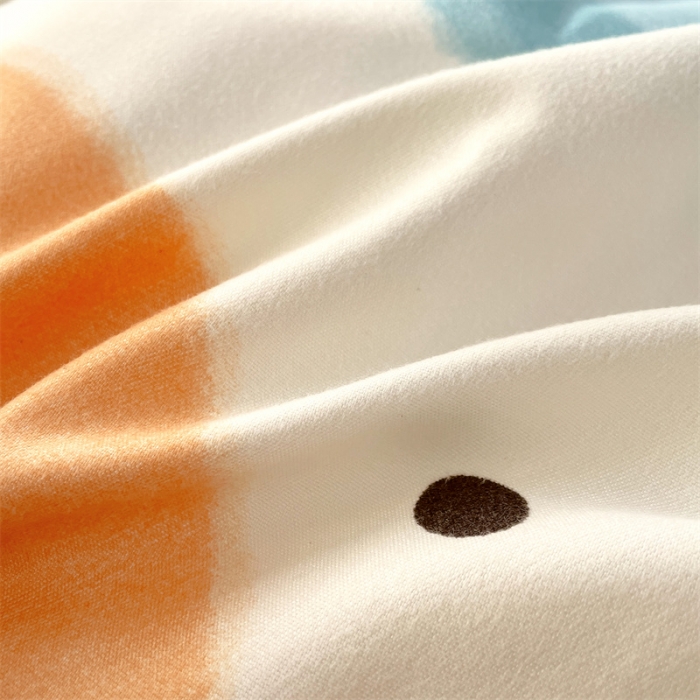 91家纺网 家纺一手货源 找家纺 仟人梦 2024新款直播爆款植物羊绒四件套单被套 AB梦幻爱心