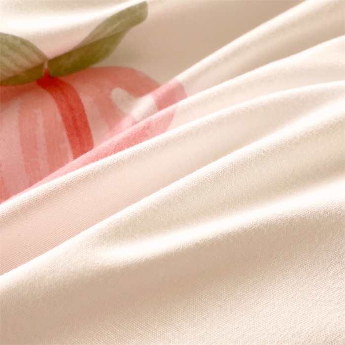 91家纺网 家纺一手货源 找家纺 仟人梦 2024新款直播爆款植物羊绒四件套单被套 AB蜜桃兔