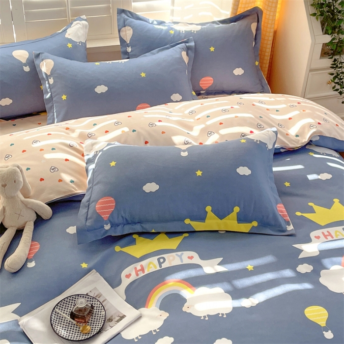 91家纺网 家纺一手货源 找家纺 仟人梦 2024新款直播爆款植物羊绒四件套单被套 AB微梦时光