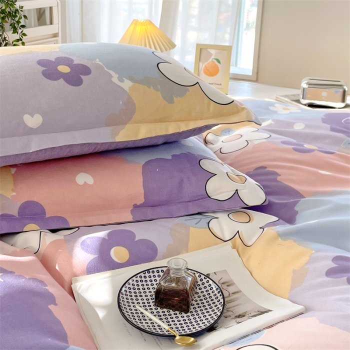 91家纺网 家纺一手货源 找家纺 仟人梦 2024新款直播爆款植物羊绒四件套单被套 AB渲染