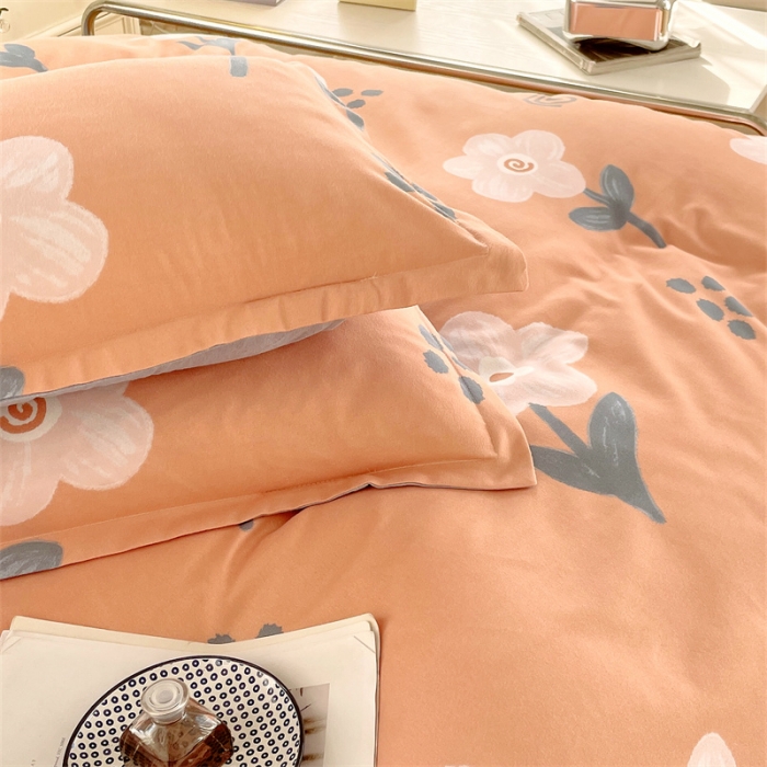 91家纺网 家纺一手货源 找家纺 仟人梦 2024新款直播爆款植物羊绒四件套单被套 AB嫣然