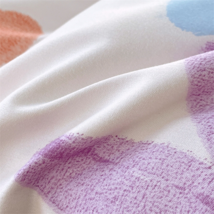 91家纺网 家纺一手货源 找家纺 仟人梦 2024新款直播爆款植物羊绒四件套单被套 AB雨末花开