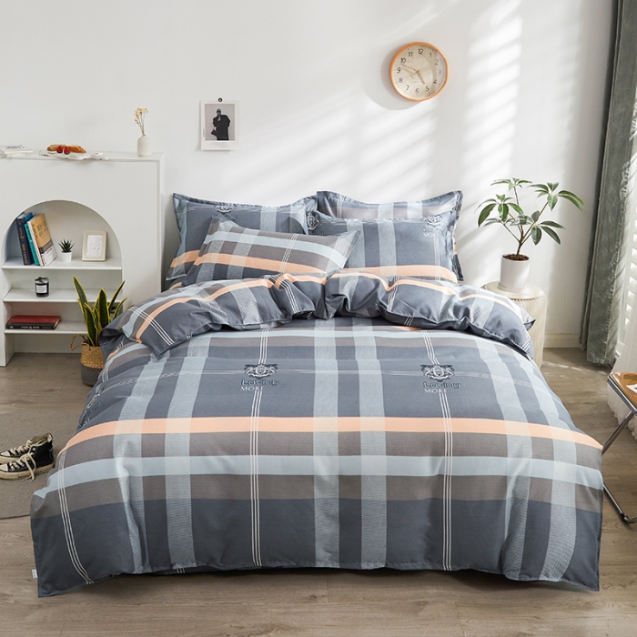 91家纺网 家纺一手货源 找家纺 仟人梦 2024新款直播爆款植物羊绒四件套单被套 AA巴比伦