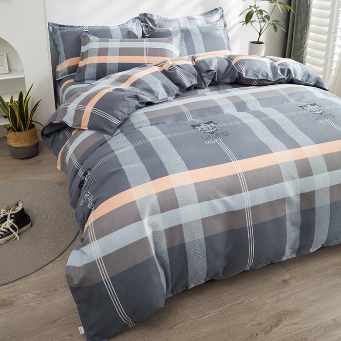 91家纺网 家纺一手货源 找家纺 仟人梦 2024新款直播爆款植物羊绒四件套单被套 AA巴比伦