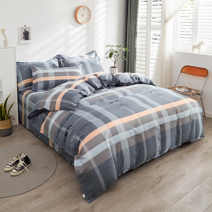 91家纺网 家纺一手货源 找家纺 仟人梦 2024新款直播爆款植物羊绒四件套单被套 AA巴比伦