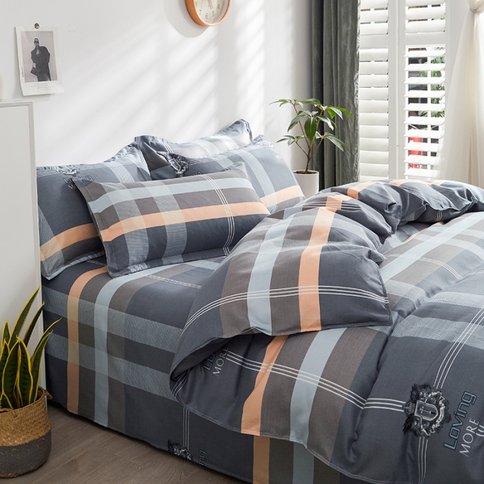 91家纺网 家纺一手货源 找家纺 仟人梦 2024新款直播爆款植物羊绒四件套单被套 AA巴比伦