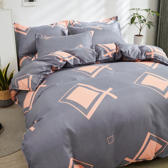 91家纺网 家纺一手货源 找家纺 仟人梦 2024新款直播爆款植物羊绒四件套单被套 AA迪安娜