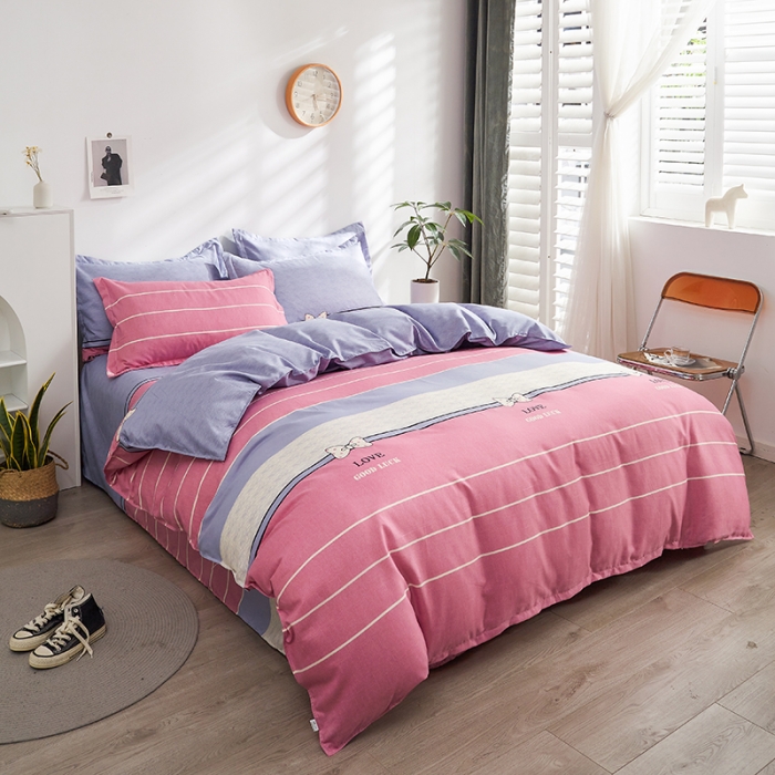 91家纺网 家纺一手货源 找家纺 仟人梦 2024新款直播爆款植物羊绒四件套单被套 AA蝴蝶结