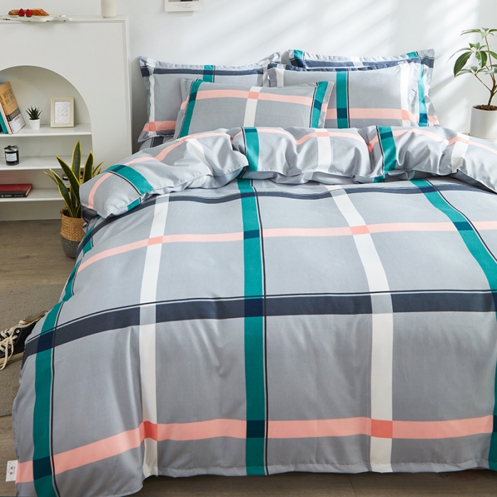 91家纺网 家纺一手货源 找家纺 仟人梦 2024新款直播爆款植物羊绒四件套单被套 AA威乐尼