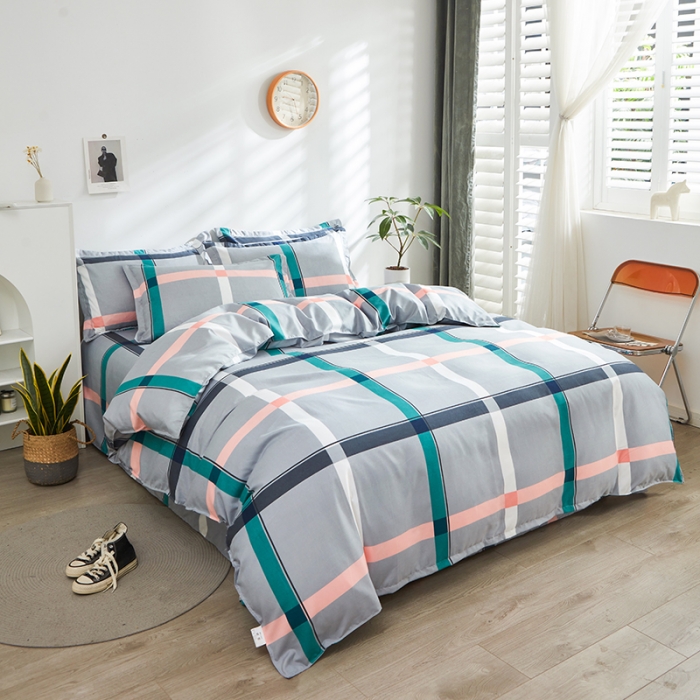 91家纺网 家纺一手货源 找家纺 仟人梦 2024新款直播爆款植物羊绒四件套单被套 AA威乐尼