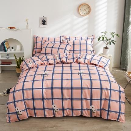 仟人梦 2024新款直播爆款植物羊绒四件套单被套 AA阳光美居