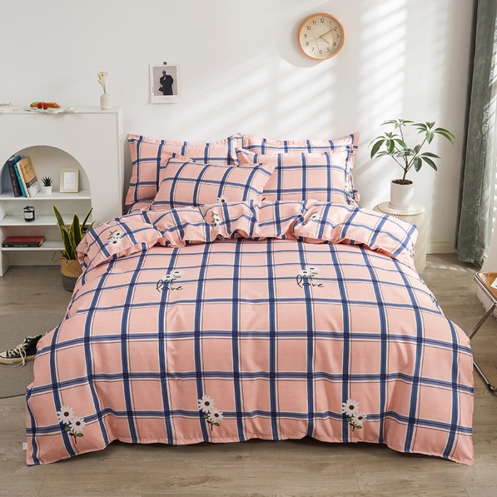 91家纺网 家纺一手货源 找家纺 仟人梦 2024新款直播爆款植物羊绒四件套单被套 AA阳光美居