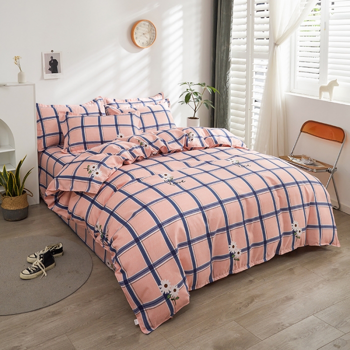 91家纺网 家纺一手货源 找家纺 仟人梦 2024新款直播爆款植物羊绒四件套单被套 AA阳光美居