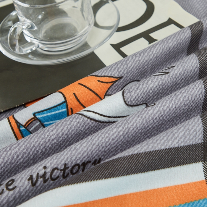 91家纺网 家纺一手货源 找家纺 仟人梦 2024新款直播爆款植物羊绒四件套单被套 AA追风骑士