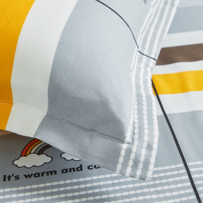 91家纺网 家纺一手货源 找家纺 仟人梦 2024新款直播爆款植物羊绒四件套单被套 彩色心情