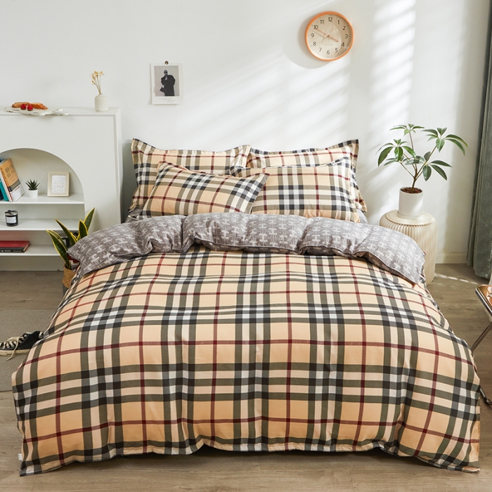 91家纺网 家纺一手货源 找家纺 仟人梦 2024新款直播爆款植物羊绒四件套单被套 圣地亚斯