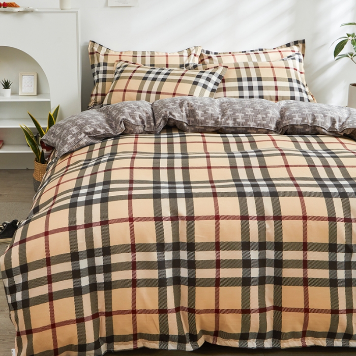 91家纺网 家纺一手货源 找家纺 仟人梦 2024新款直播爆款植物羊绒四件套单被套 圣地亚斯