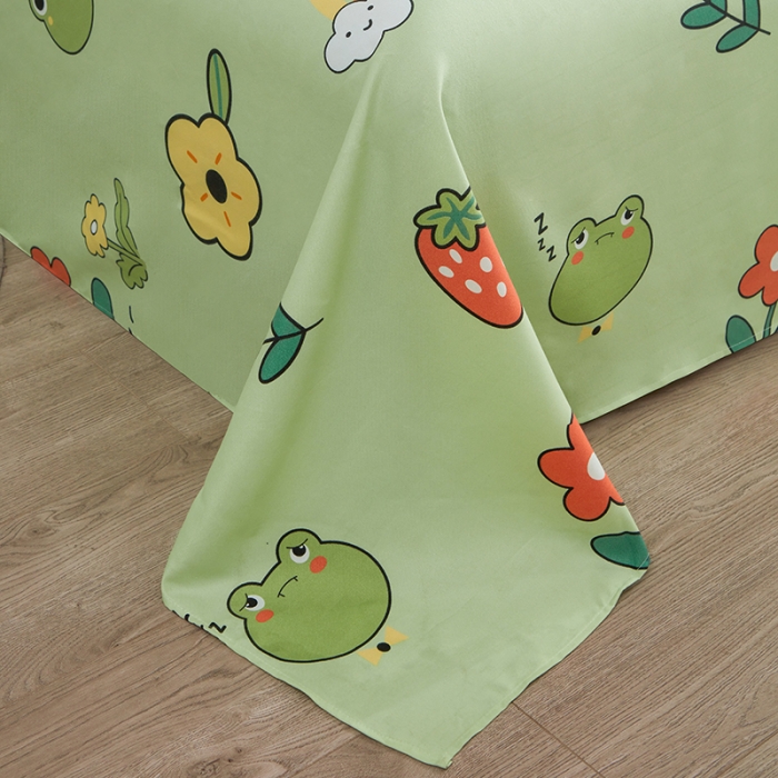 91家纺网 家纺一手货源 找家纺 仟人梦 2024新款直播爆款植物羊绒四件套单被套 童年乐园