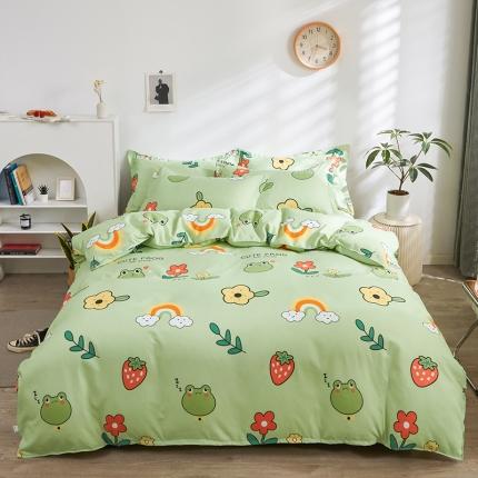 仟人梦 2024新款直播爆款植物羊绒四件套单被套 童年乐园
