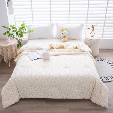 91家纺网 家纺一手货源 找家纺 林希2023热款母婴级a类针织大豆春秋夏被空调冬被儿童小被子小黄花