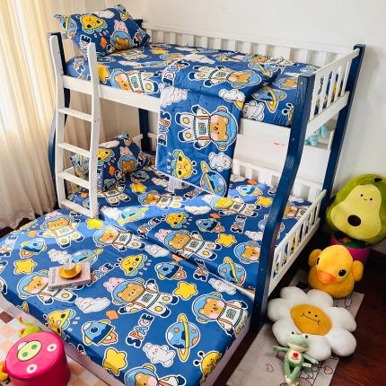 91家纺网 家纺一手货源 找家纺 小虾米 2023新款卡通系列全棉夏被 宇宙空间站